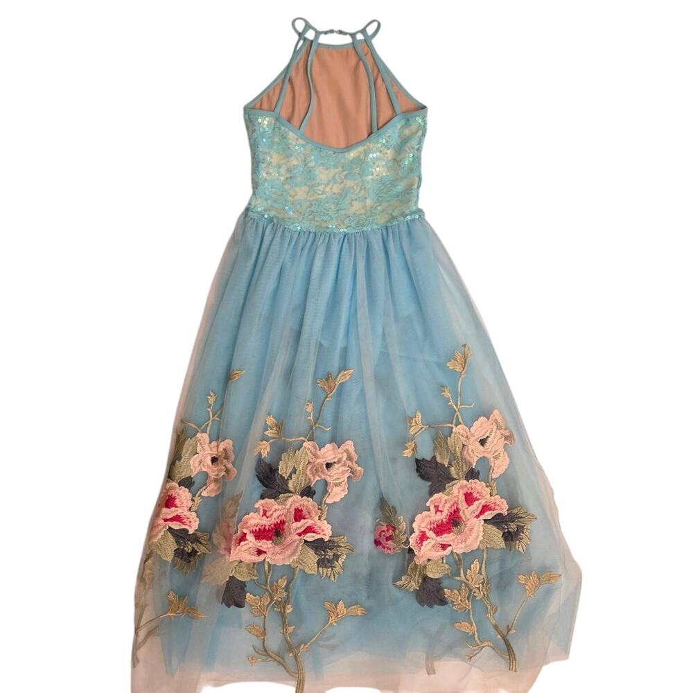 Weissman Dance Costume Girls Morning Dew Light Blue Tulle Lyrical Ballet Dress